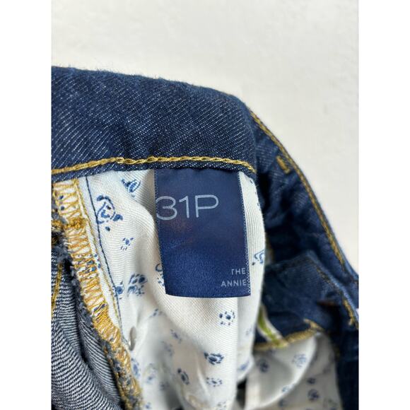 Pilcro Anthropologie The Annie Wide Leg Jean Dark Wash Size 31 Petite - Picture 6 of 7